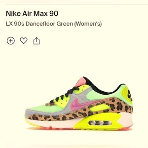 Nike Air Max 90 Dancefloor Green, EUC